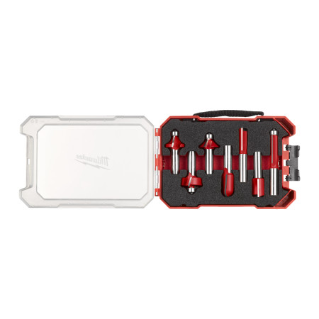 Conjunto de 7 Fresas Madera 1/2” (variadas) 2 filos - ajusta a Packout™ MILWAUKEE Ref.4932501051