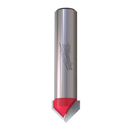 Fresa Madera 1/2" para ranurar en V a 90º 16/12,7-8/63,5mm MILWAUKEE Ref.4932500952