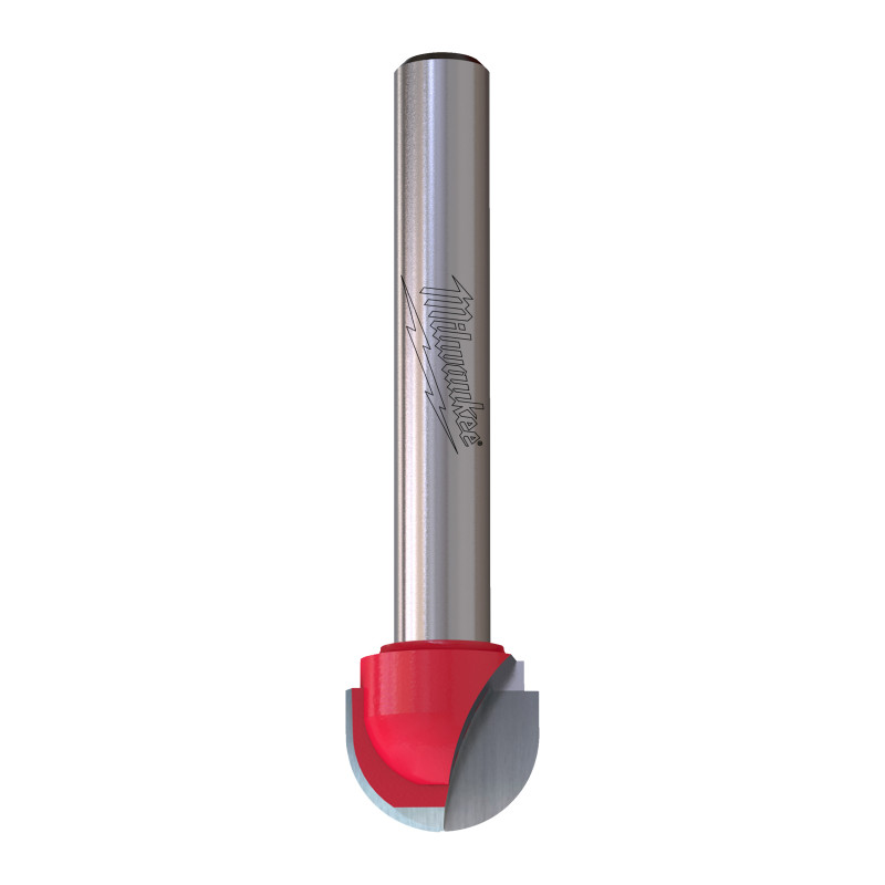 Fresa Madera 1/4" de media caña 12,7/9,5/50,8mm MILWAUKEE Ref.4932500965