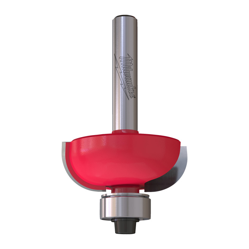 Fresa Madera 1/4" cóncava (con rodamiento) 31,7/12,7/54,2mm MILWAUKEE Ref.4932501033