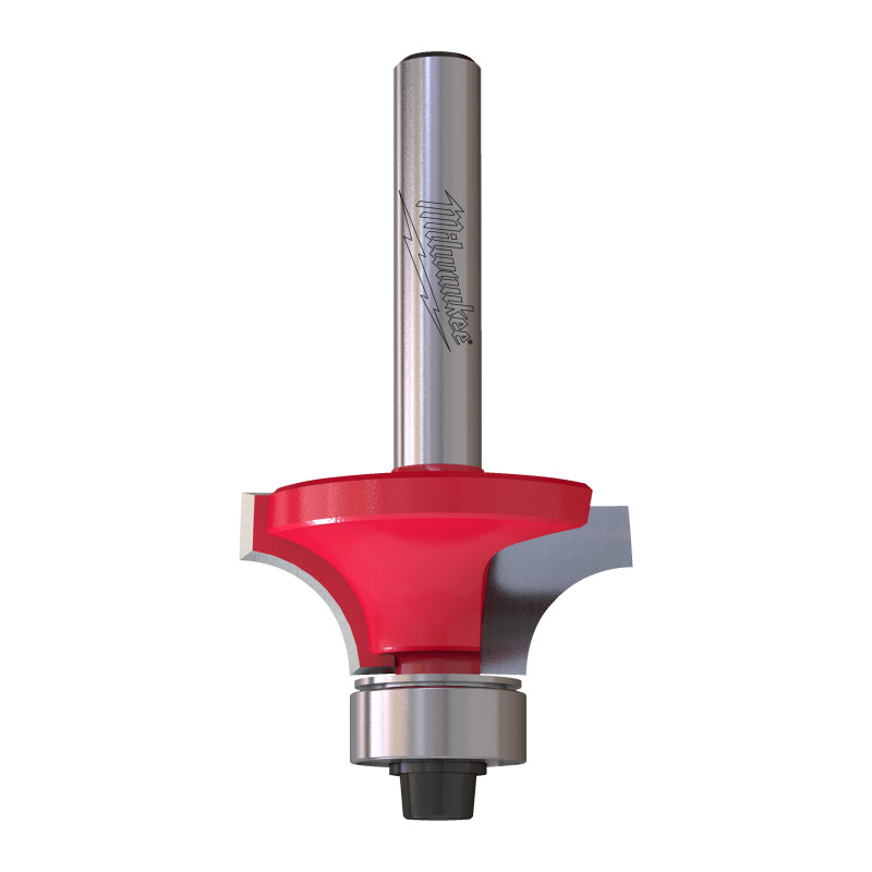 Fresa Madera 1/4" para redondear (con rodamiento) 28,6/12,7/54mm MILWAUKEE Ref.4932501017