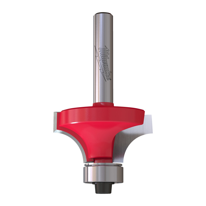 Fresa Madera 1/4" para redondear (con rodamiento) 31,7/16/57,3mm MILWAUKEE Ref.4932501018