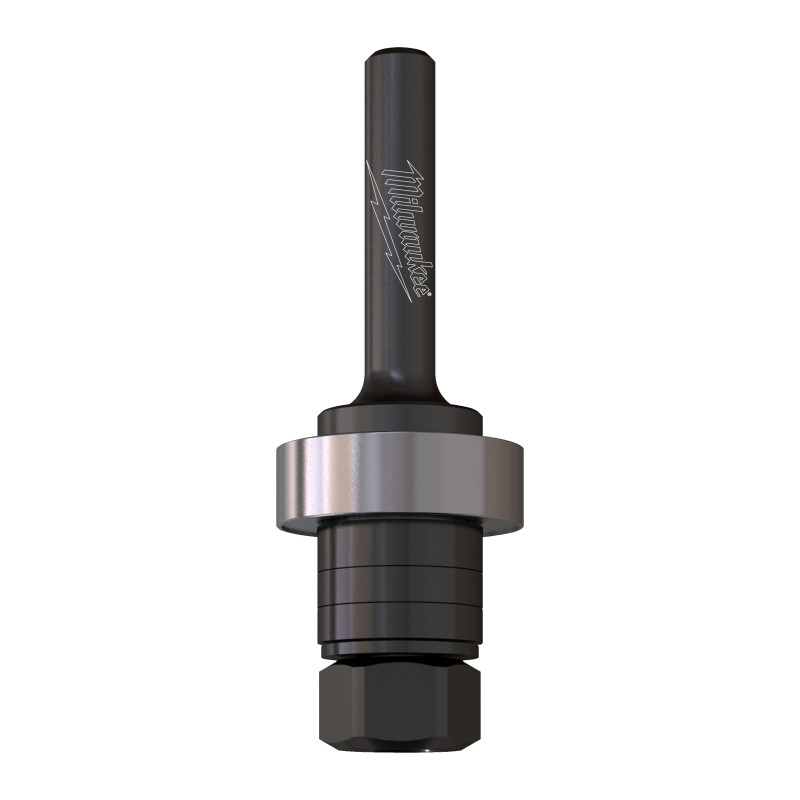 Vástago para fresa madera 1/4" circular para ranuras laterales (con rodamiento) MILWAUKEE Ref.4932500980