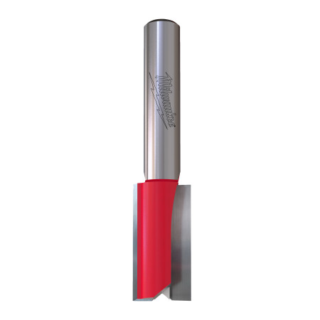 Fresa Madera 1/4" recta 2 filos 10/20/48mm MILWAUKEE Ref.4932500862