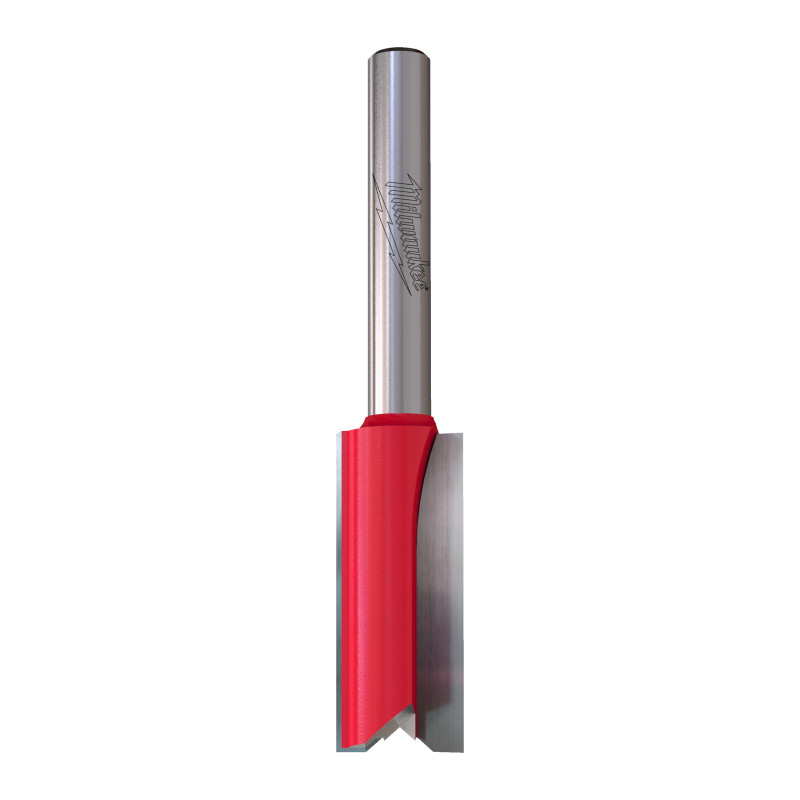 Fresa Madera 1/4" recta 2 filos 12,7/31,7/70mm MILWAUKEE Ref.4932500865