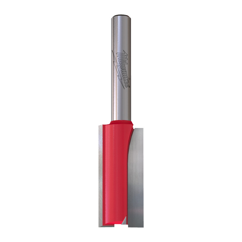 Fresa Madera 1/4" recta 2 filos 15/20/57,2mm MILWAUKEE Ref.4932501165