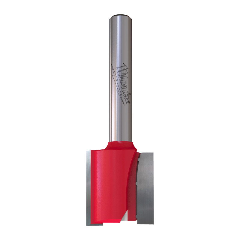 Fresa Madera 1/4" recta 2 filos 19/20/57,2mm MILWAUKEE Ref.4932500866