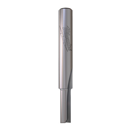 Fresa Madera 1/4" recta 2 filos 4,75/12,7/50,8mm MILWAUKEE Ref.4932500854