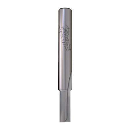 Fresa Madera 1/4" recta 2 filos 5/12/50mm MILWAUKEE Ref.4932500855