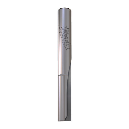 Fresa Madera 1/4" recta 2 filos 6,35/19/50,8mm MILWAUKEE Ref.4932500857