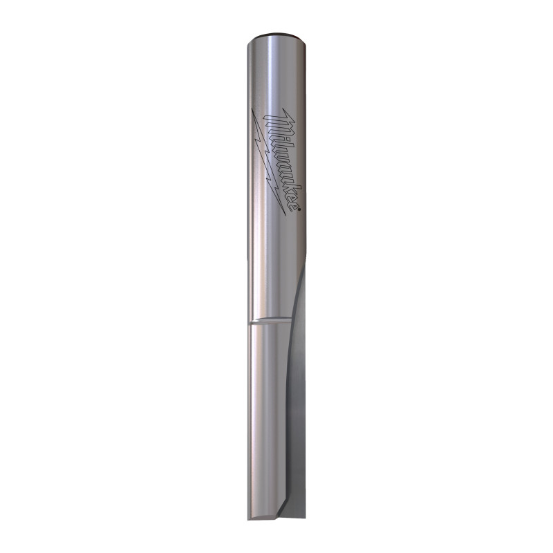 Fresa Madera 1/4" recta 2 filos 6,35/19/50,8mm MILWAUKEE Ref.4932500857