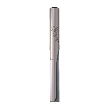 Fresa Madera 1/4" recta 2 filos 6,35/25,4/60mm MILWAUKEE Ref.4932500858