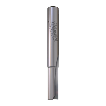 Fresa Madera 1/4" recta 2 filos 6/16/50mm MILWAUKEE Ref.4932500856