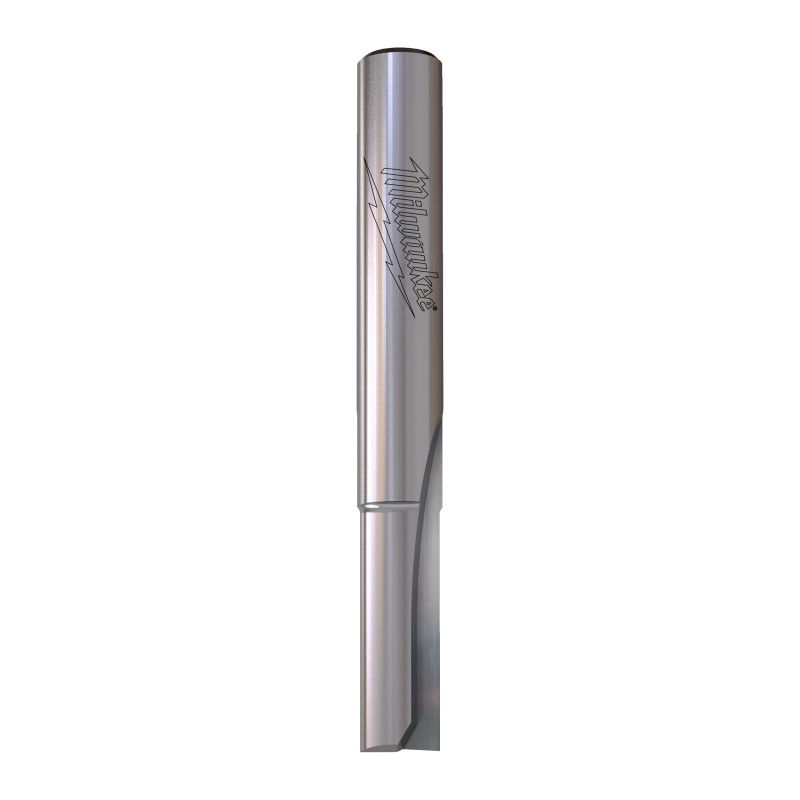 Fresa Madera 1/4" recta 2 filos 6/16/50mm MILWAUKEE Ref.4932500856