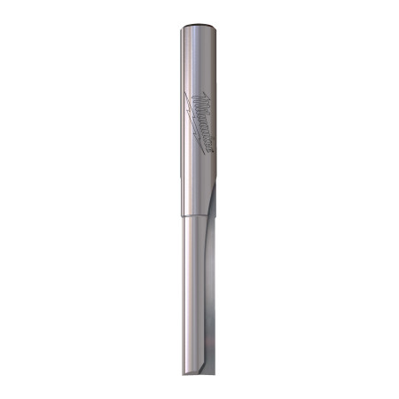 Fresa Madera 1/4" recta 2 filos 6/25,4/60mm MILWAUKEE Ref.4932501163