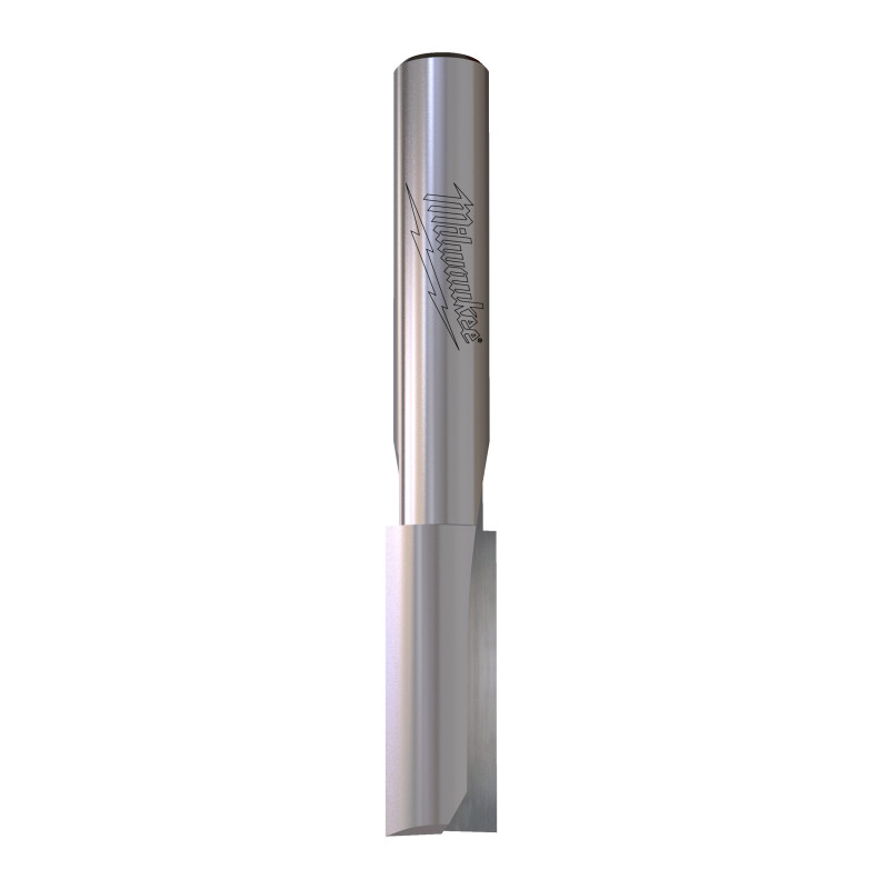 Fresa Madera 1/4" recta 2 filos 8/20/50mm MILWAUKEE Ref.4932500859