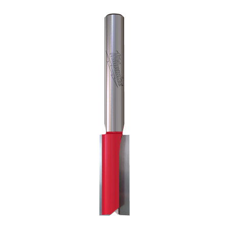Fresa Madera 1/4" recta 2 filos 9,5/63,5mm MILWAUKEE Ref.4932500860