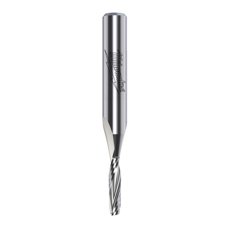 Fresa Madera 1/4" helicoidal corte ascendente 3,18/12,7/50,8mm MILWAUKEE Ref.4932500908