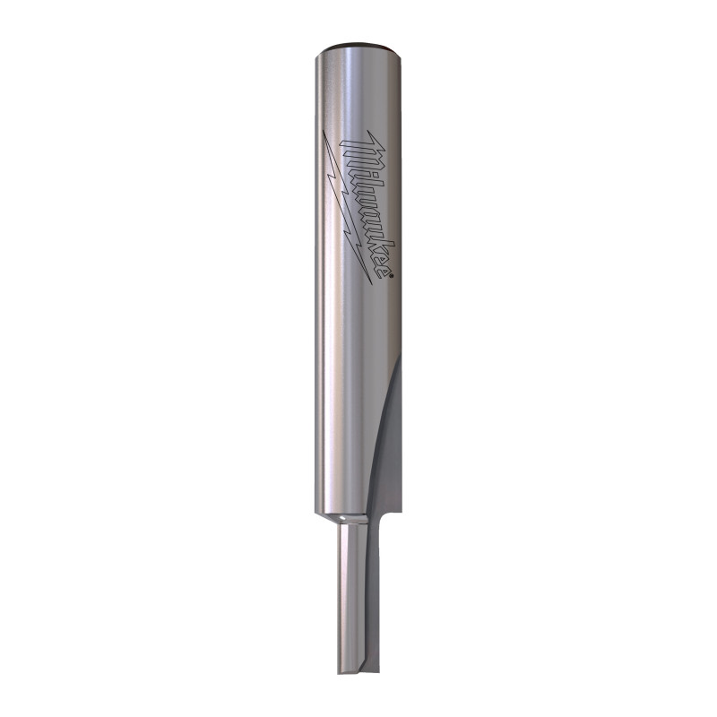 Fresa Madera 1/4" recta 2 filos 3,2/9,5/45mm MILWAUKEE Ref.4932500852