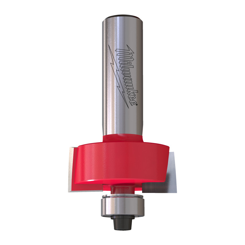 Fresa Madera 12mm para rebajar (con rodamiento) 31,7/12,7/61,2mm MILWAUKEE Ref.4932501209