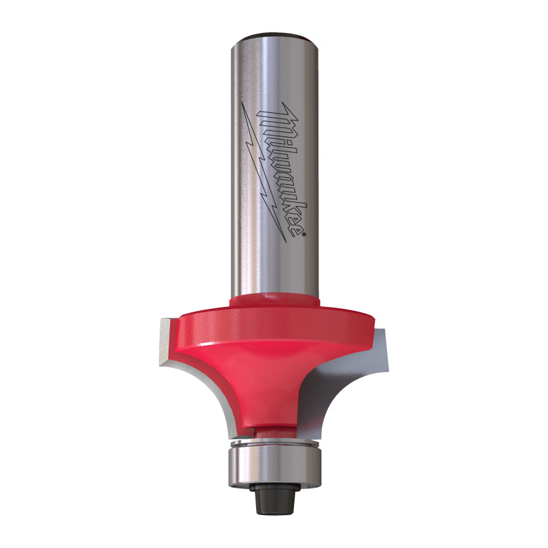 Fresa Madera 12mm para redondear (con rodamiento) 31,7/16/63,7mm MILWAUKEE Ref.4932501213