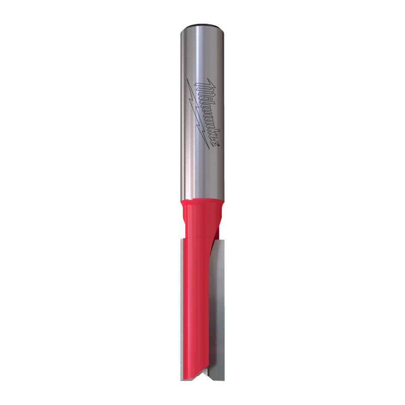Fresa Madera 12mm recta 2 filos 12/38,1/95mm MILWAUKEE Ref.4932500903