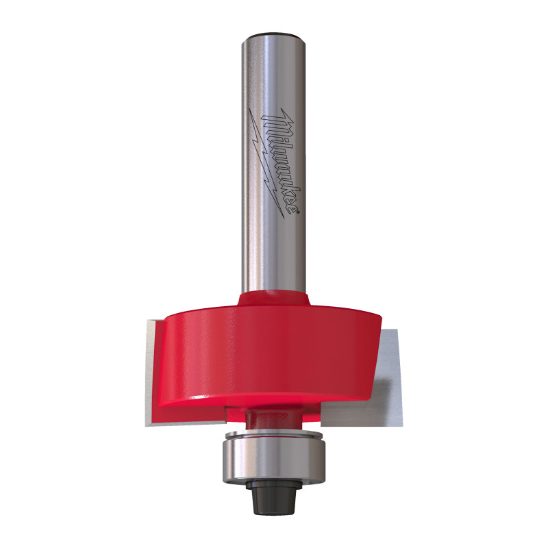 Fresa Madera 8mm para rebajar (con rodamiento) 31,7/12,7/58,4mm MILWAUKEE Ref.4932500997