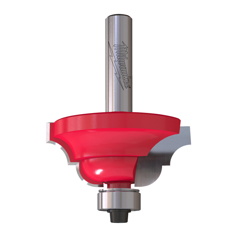 Fresa Madera 8mm para perfilar bordes (con rodamiento) 42,8mm MILWAUKEE Ref.4932501038
