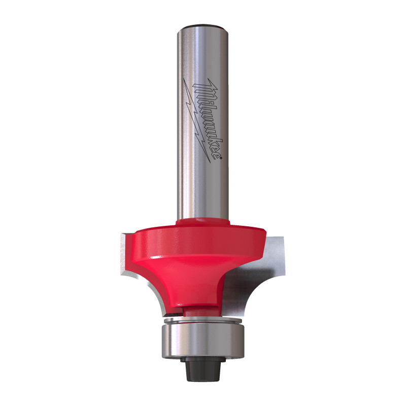 Fresa Madera 8mm para redondear (con rodamiento) 25,4/12,7/54mm MILWAUKEE Ref.4932501027