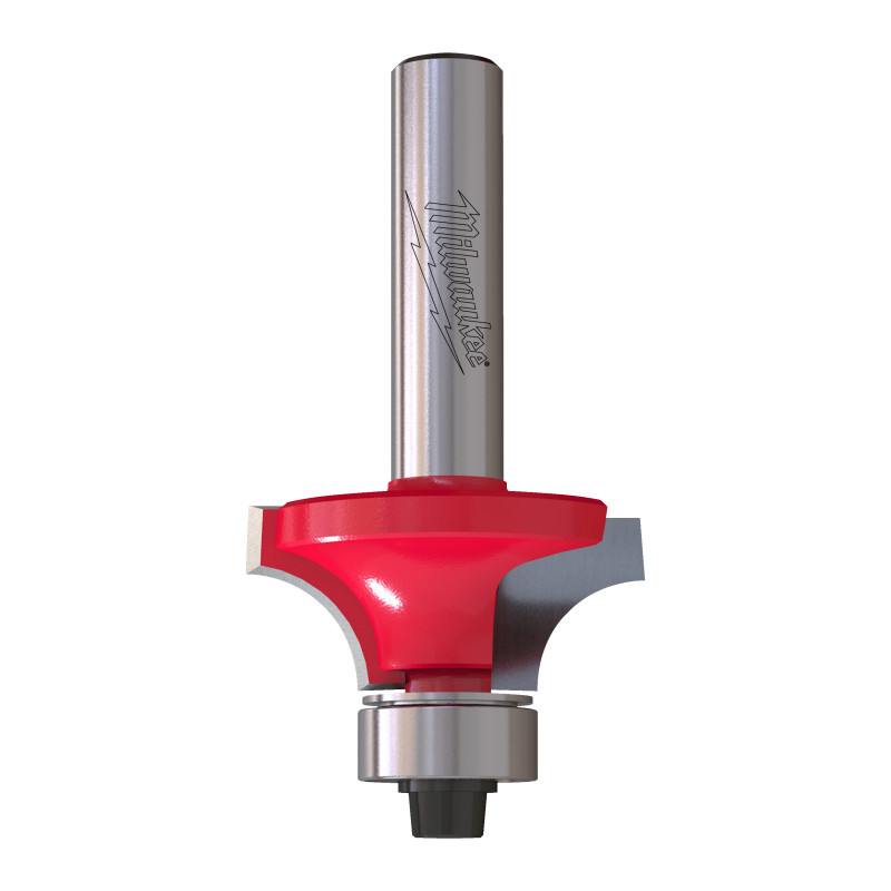Fresa Madera 8mm para redondear (con rodamiento) 28,6/12,7/54mm MILWAUKEE Ref.4932501028