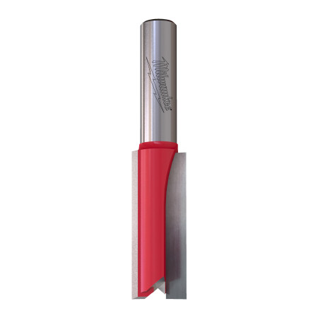 Fresa Madera 8mm recta 2 filos 12/31,7/60mm MILWAUKEE Ref.4932500887