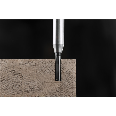 Fresa Madera 8mm recta 2 filos 4/10/50mm MILWAUKEE Ref.4932500877