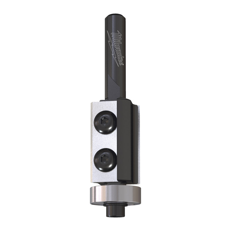 Fresa Madera 8mm de cuchillas reversibles para corte al ras (con rodamiento) 19/30/77mm MILWAUKEE Ref.4932500935