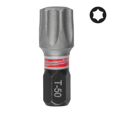 Punta Shockwave Tx50 x25mm - 3uds MILWAUKEE Ref.4932500368
