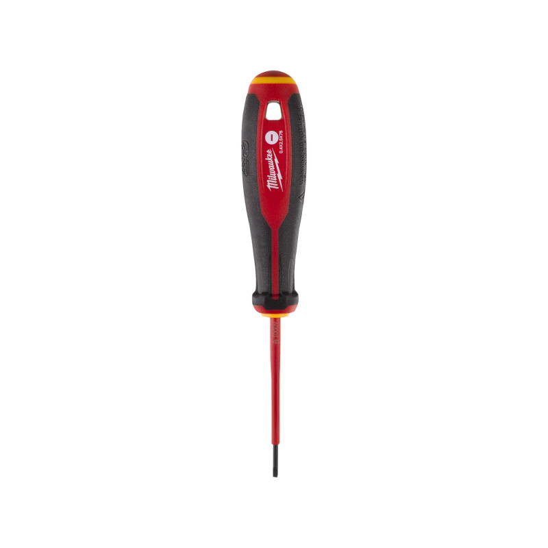 Destornillador Trilobe VDE Slim plana 0,4x2,5x75 MILWAUKEE Ref.4932478712