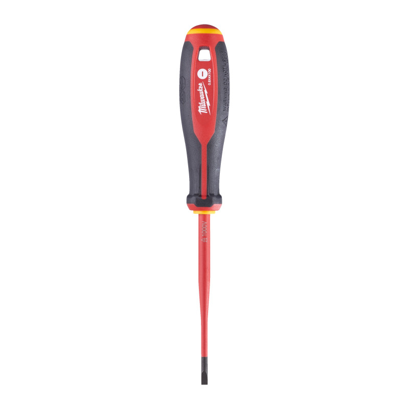 Destornillador Trilobe VDE Slim plana 0,8x4x100 MILWAUKEE Ref.4932478715