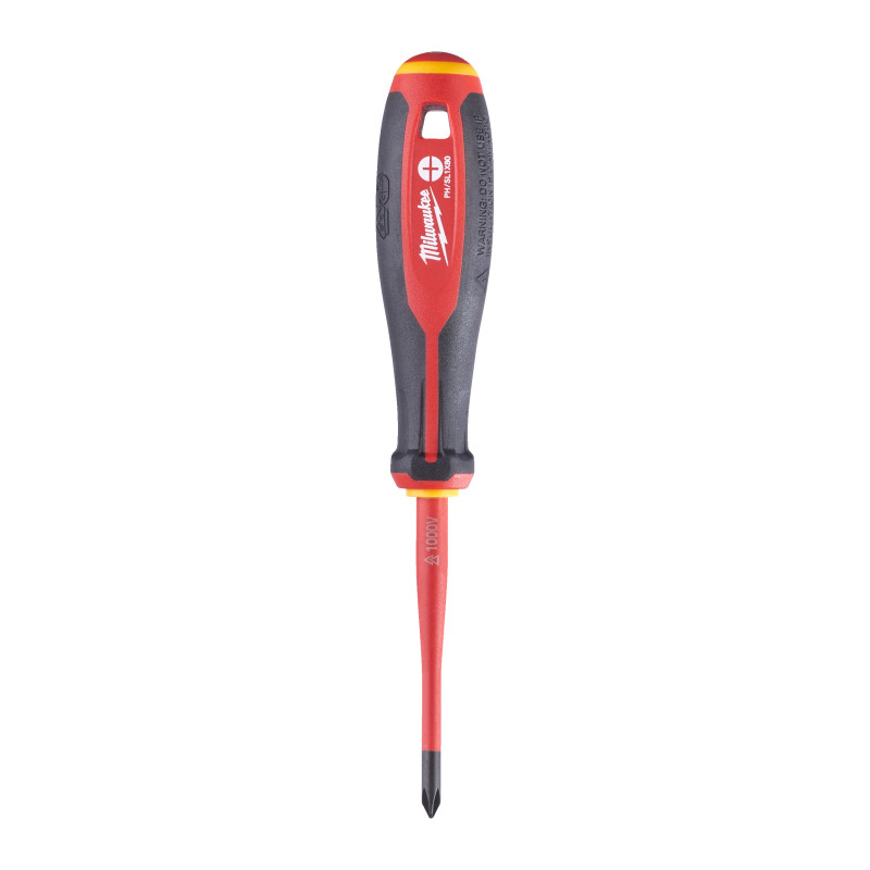 Destornillador Trilobe VDE Slim Plusminus/Phillips 1 x80 MILWAUKEE Ref.4932478733