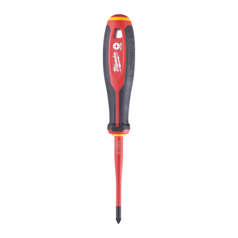 Destornillador Trilobe VDE Slim PZ1 x 80 MILWAUKEE Ref.4932478725