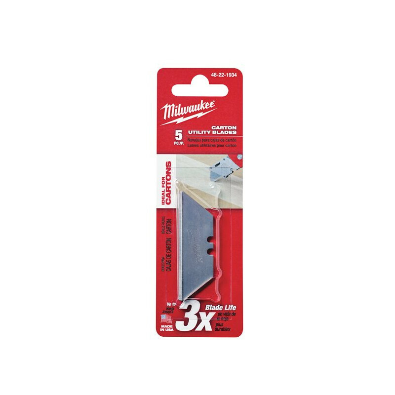 Hoja para cuchillo de seguridad, cantos redondos - 5uds